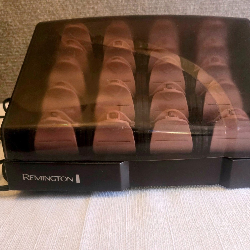 Remington T Studio H-9000 Hot Rollers Hair Curlers 20 Clips Velvet - Picture 2 of 5